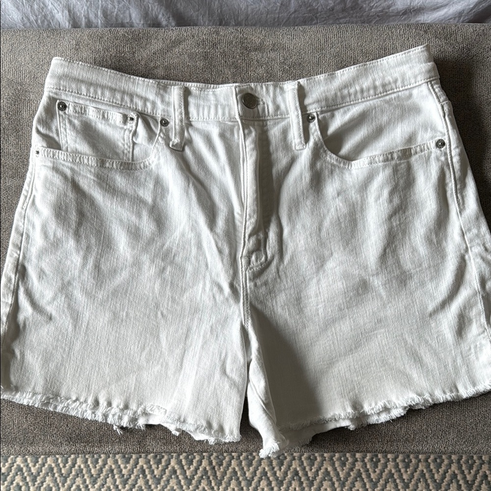 J. Crew White Jean Shorts